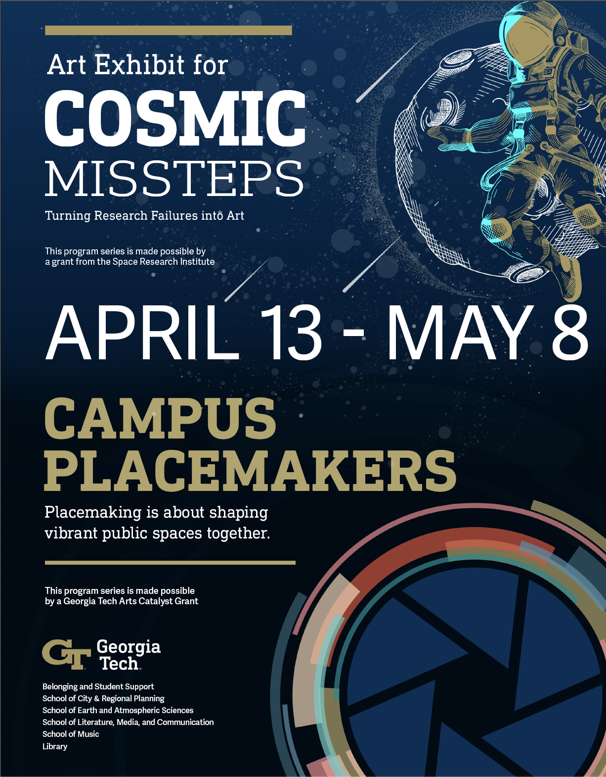 Cosmic Missteps Workshop flyer